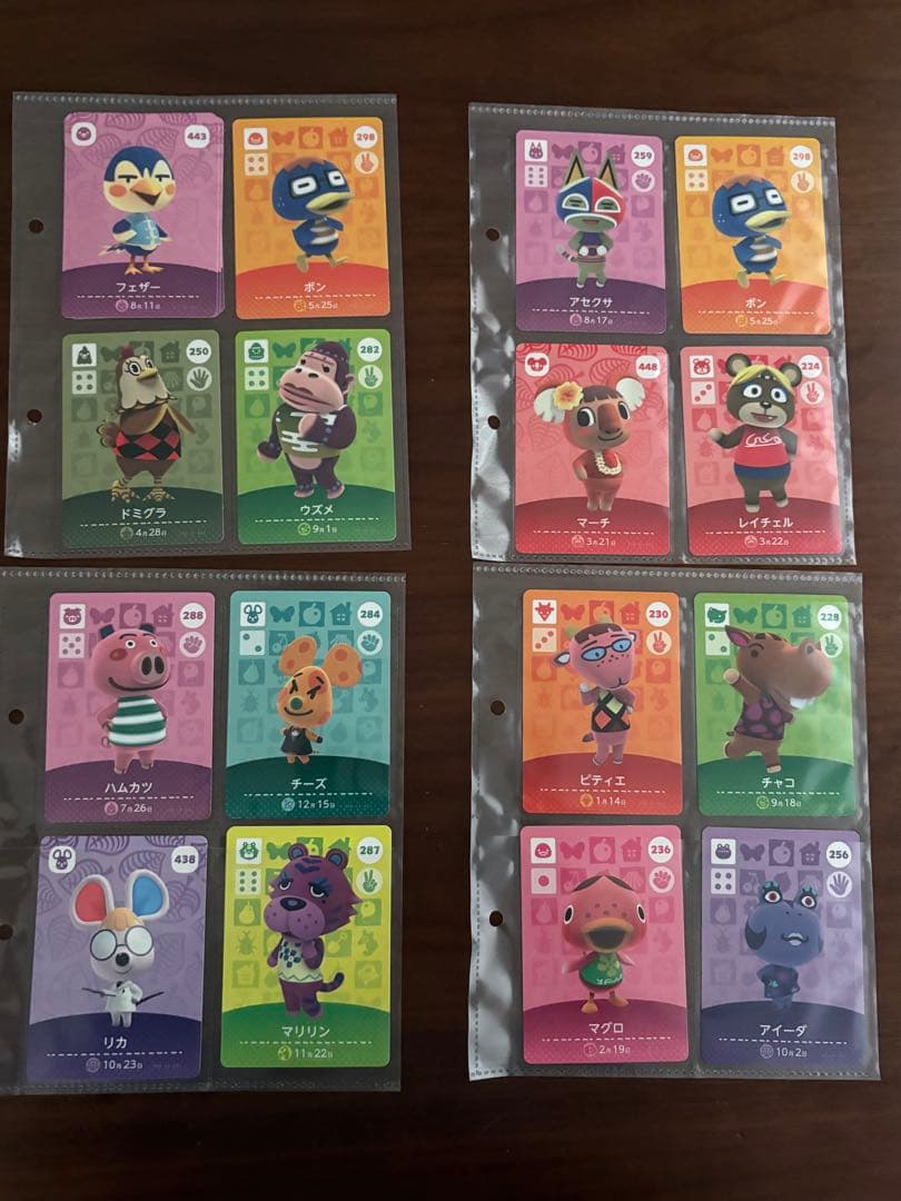 どうぶつの森 amiiboカード　人気住民