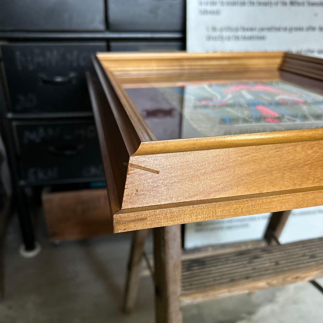 メキシコ 民芸 アマテ絵 アート ヴィンテージ 額縁 店舗什器 ウォールデコ