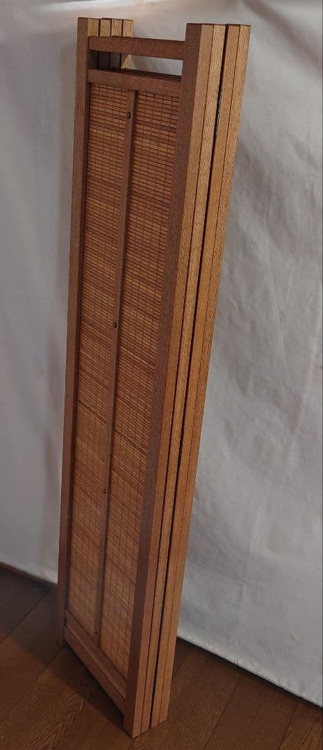 専用ページ特価価格4連パーテーション全て天然杢楢無垢材使用自然オイル塗装１台限定