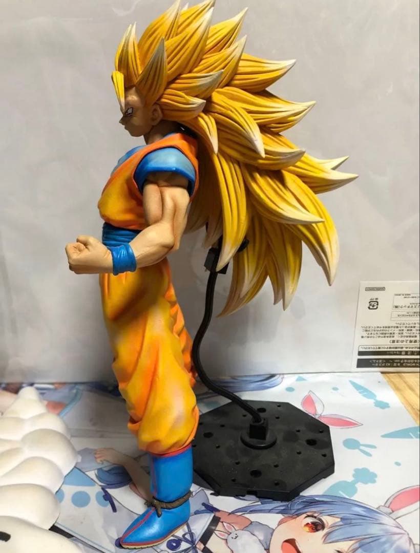 ドラゴンボール 孫悟空 スーパーサイヤ人3 フィギュア フルリペイント 改造