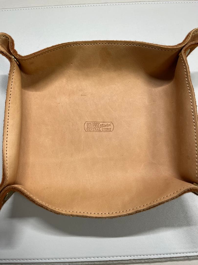 Stussy livin レザー収納ボックス トレー