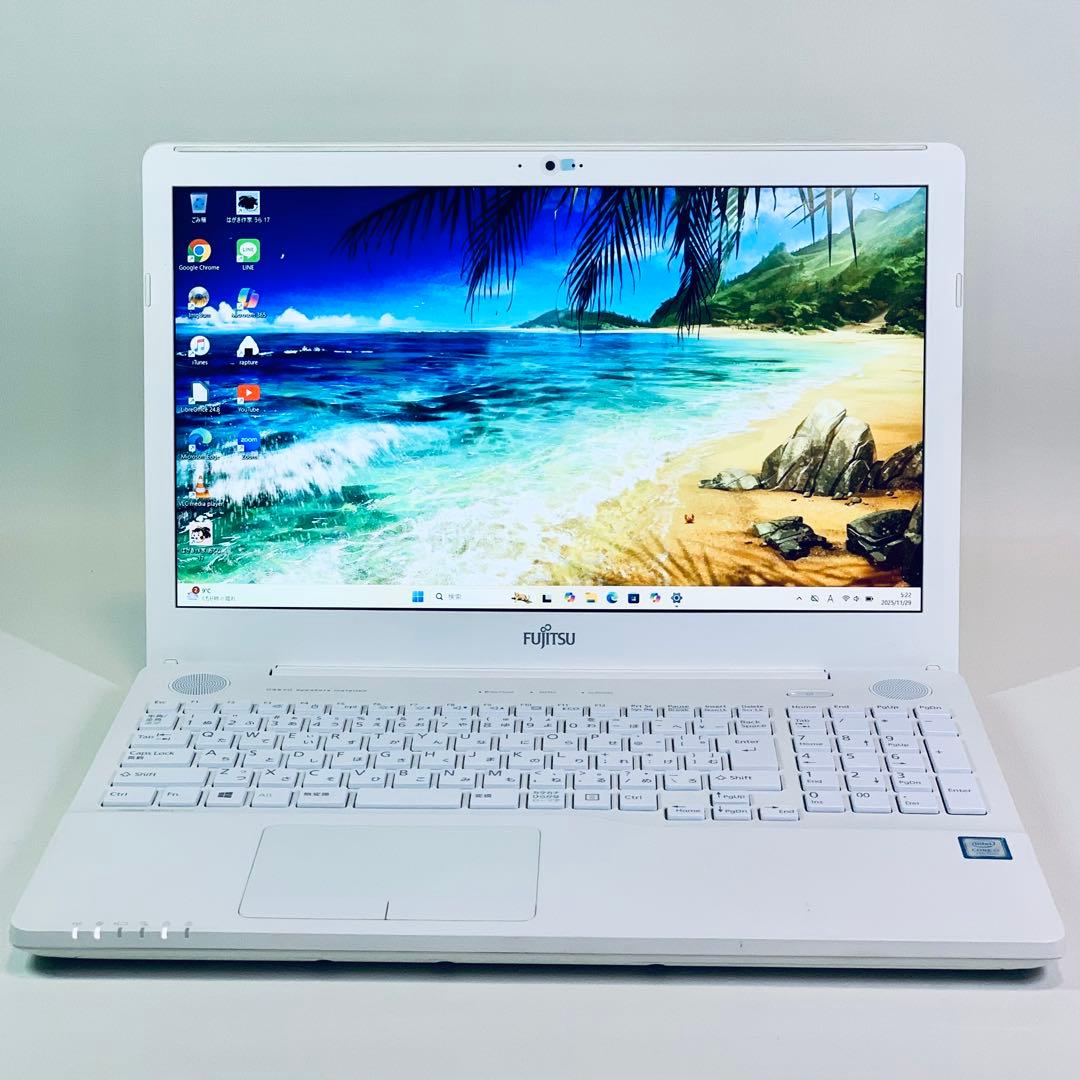 Core i7✨SSD1TB✨32GB✨カメラ✨オフィス✨富士通✨ノートパソコン