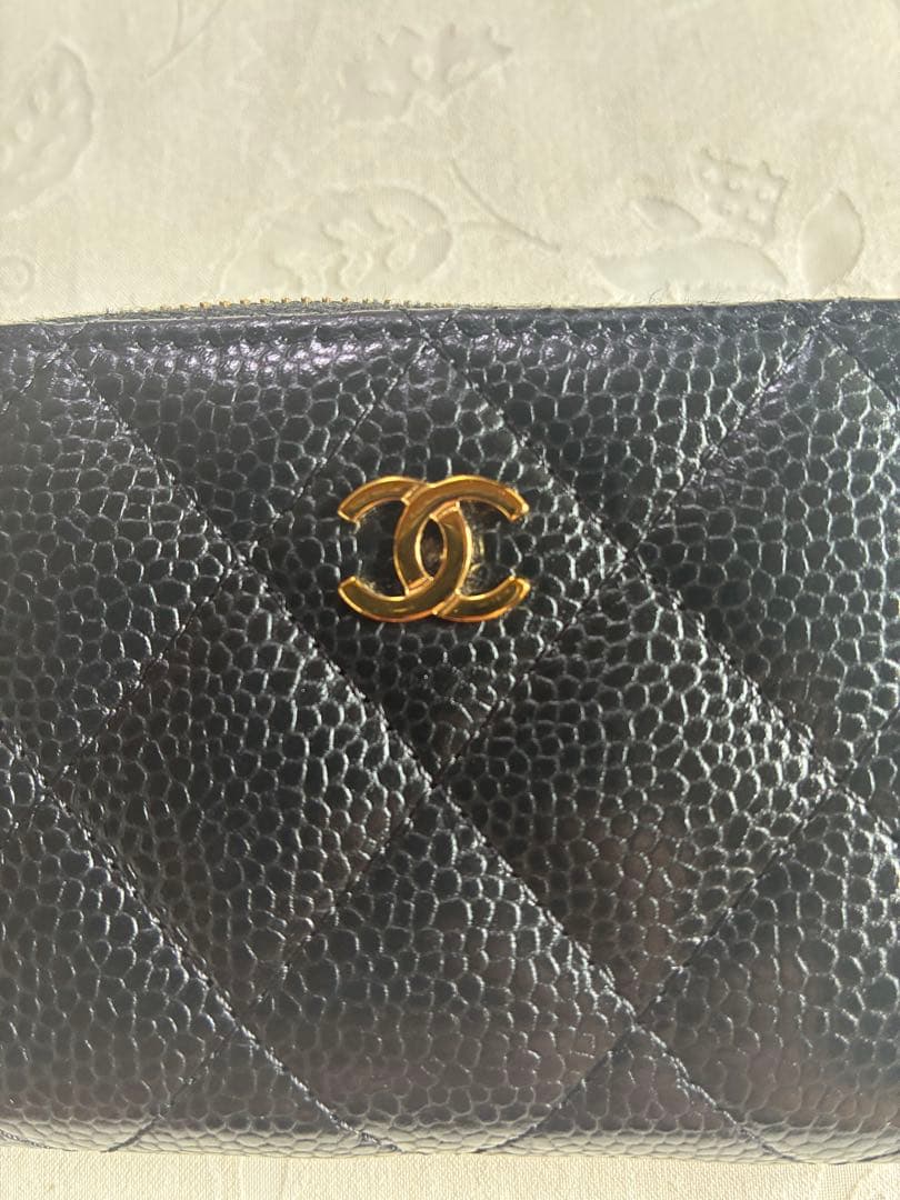 に*☻様 CHANEL クラシックジップパース　ブラック