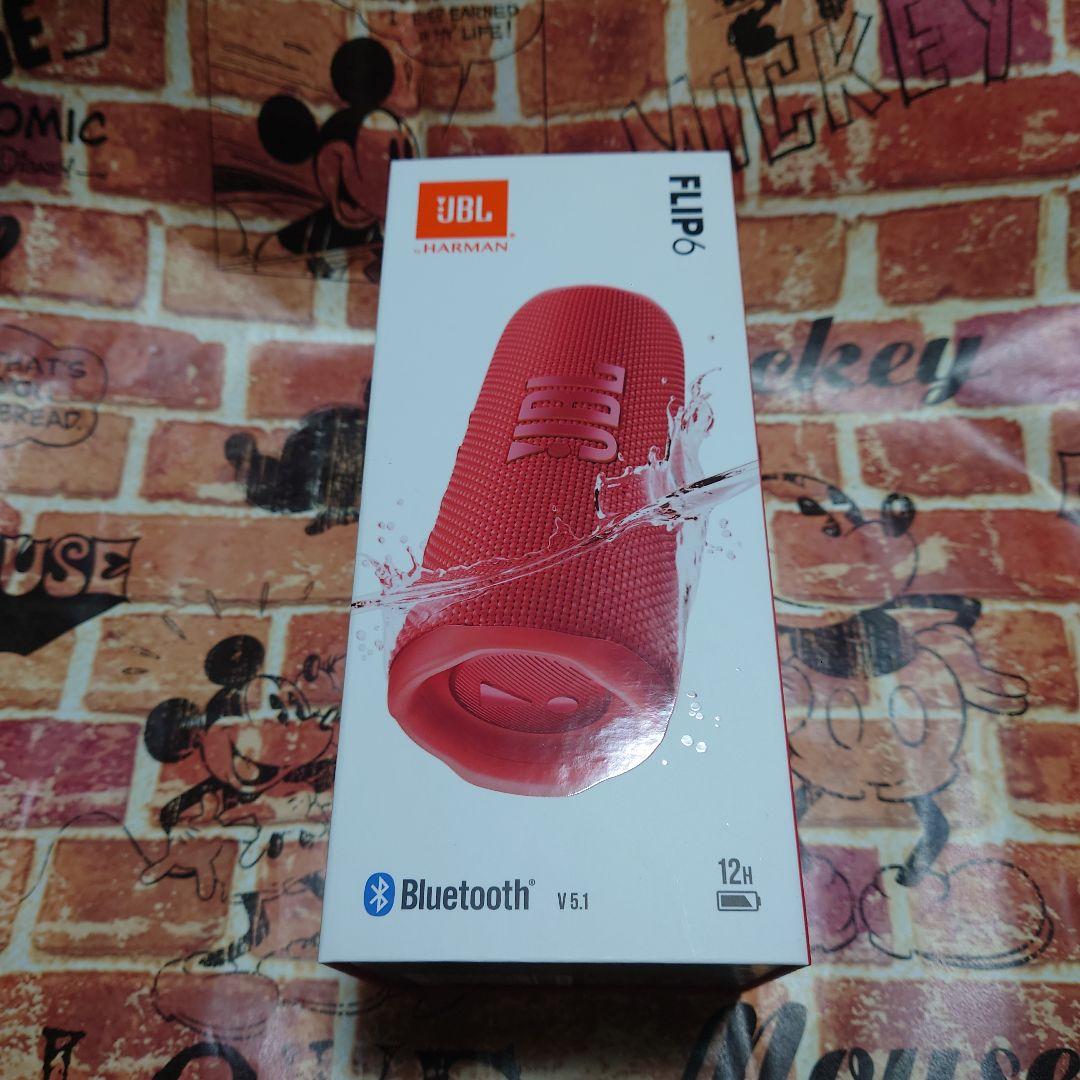 JBL ワイヤレススピーカー　JBLFLIP6RED レッド