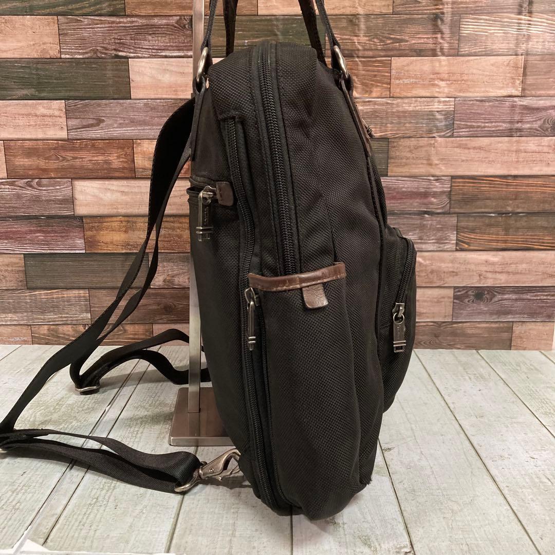 トゥミ　TUMI　ビジネスバッグ　3way ネームタグ　リュックサック　黒