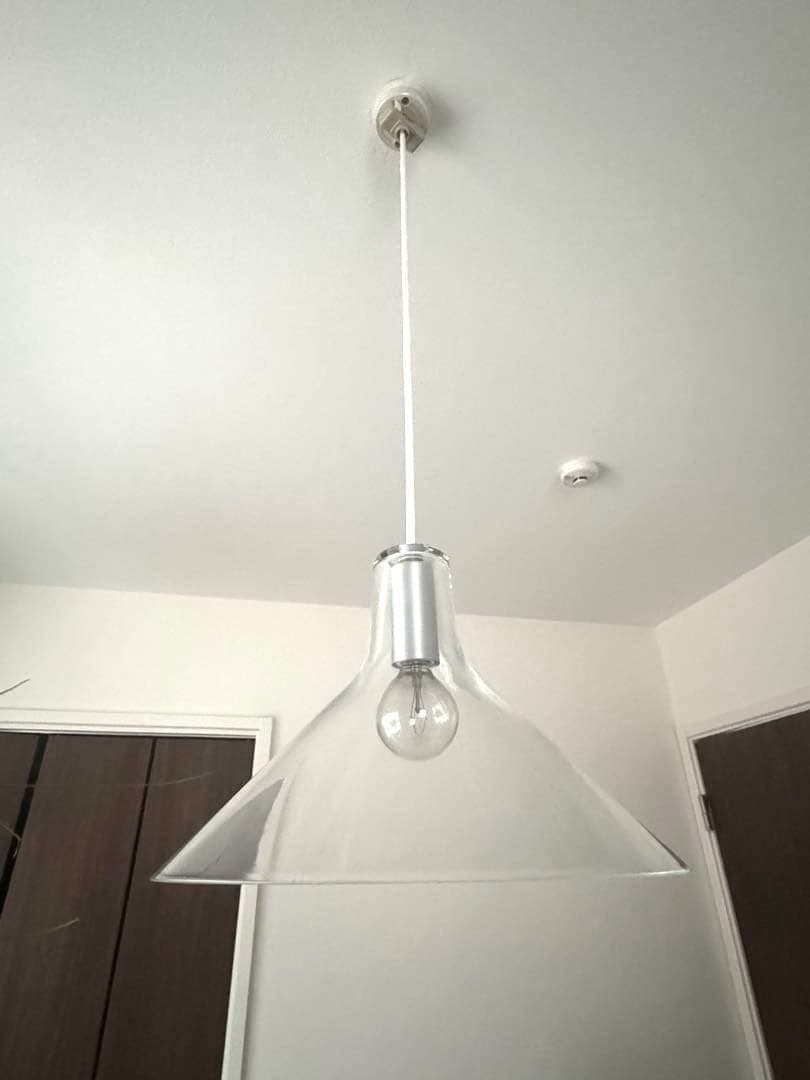 flame ガラス製ペンダントライト 100V 60W