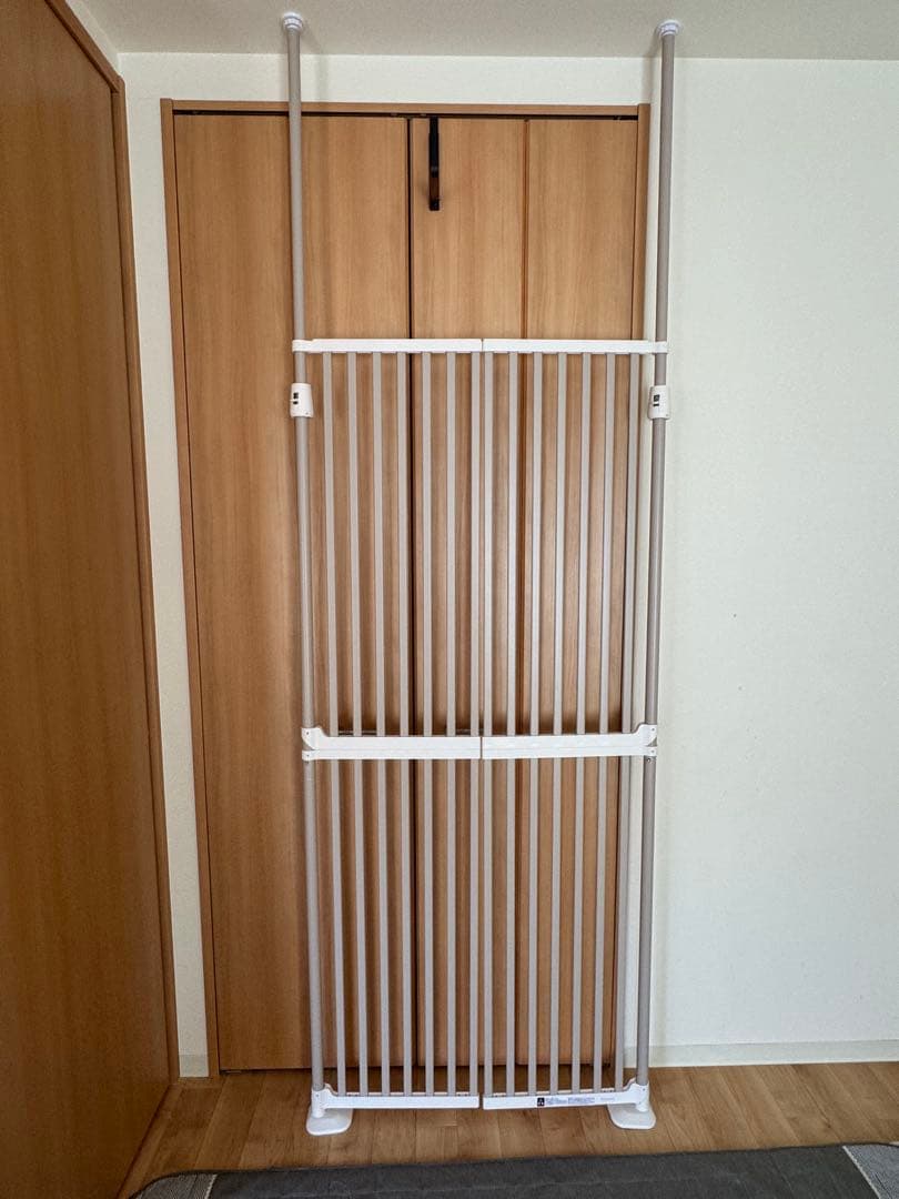 猫 ゲート 飛び出し防止 ハイタイプ ベージュ アイリスプラザ