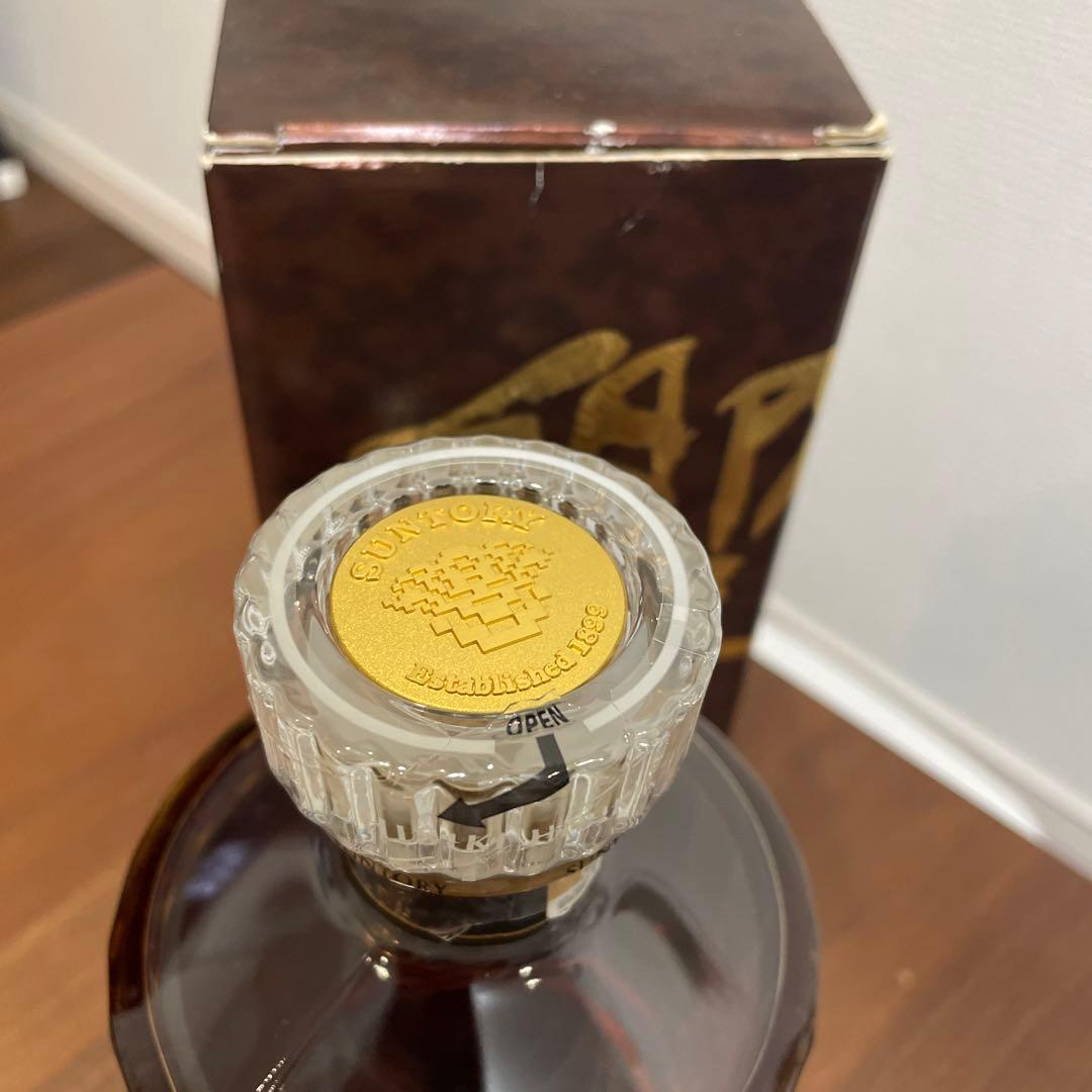 サントリーウイスキー　響21年　裏黒ラベル　金キャップ　箱付き　未開封
