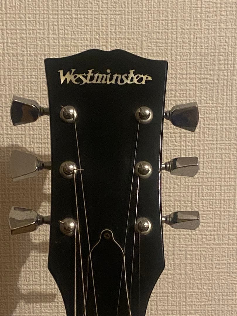 Westminster ブラック エレキギター レスポールスタイル