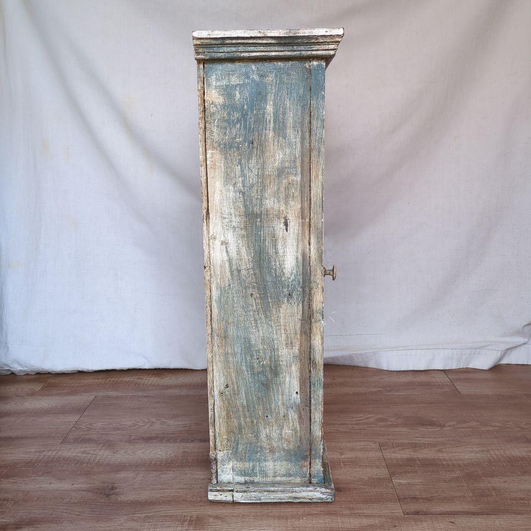 フランスアンティーク ガラスキャビネット シャビー