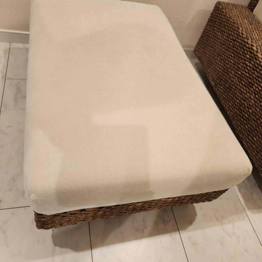 a.flat ケイ・ローソファ (ヒヤシンス) オットマン　スツール