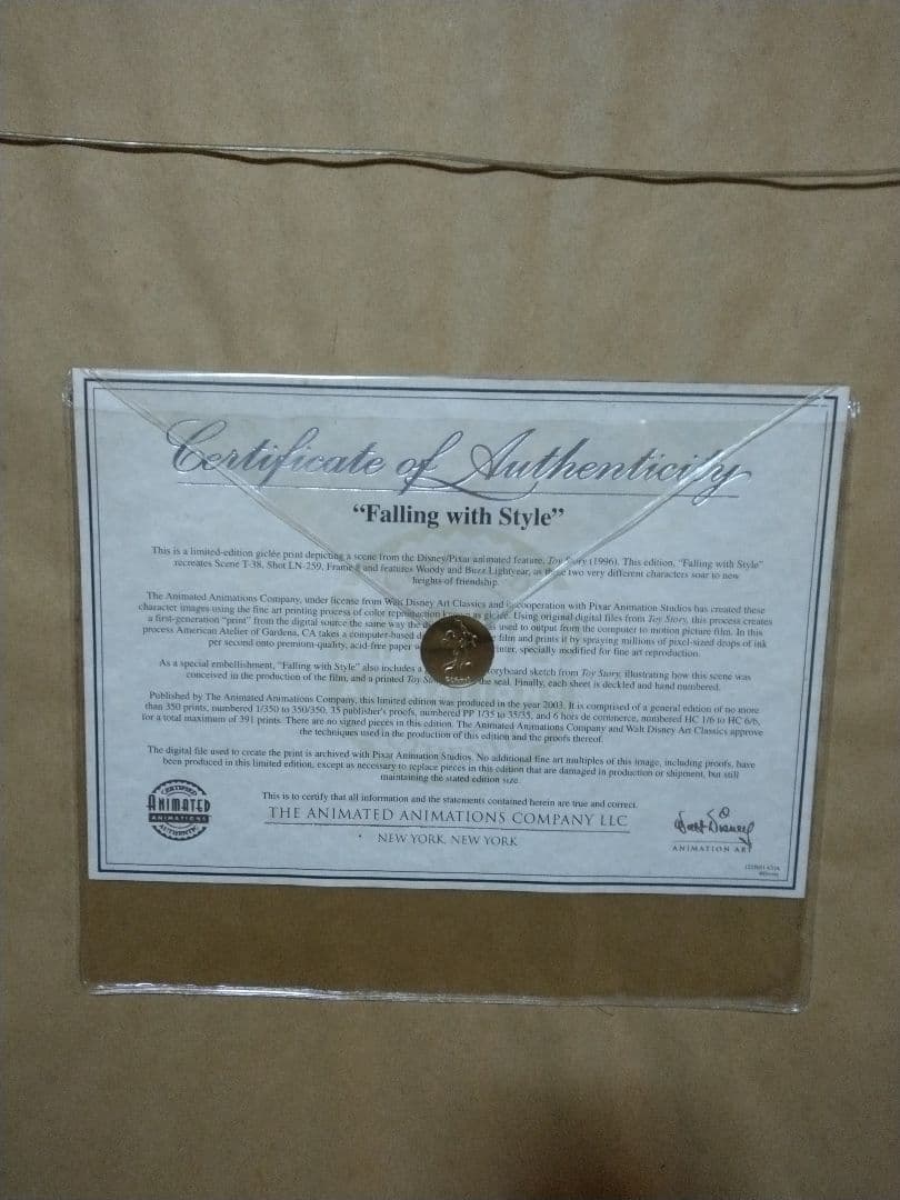 トイ・ストーリー FALLING WITH STYLEジクレーバズウッディ