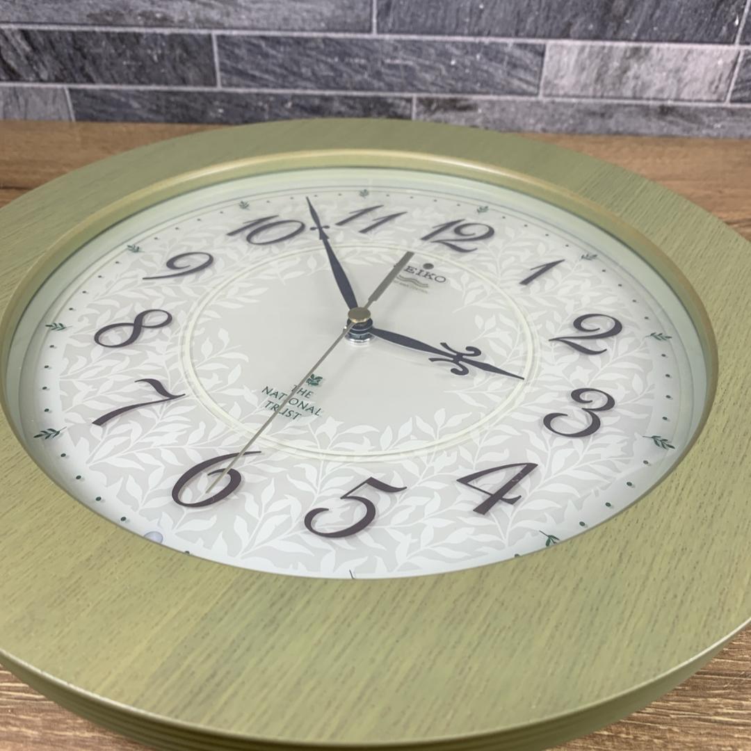 新品　生産終了品　SEIKO　ザ・ナショナル・トラスト 電波掛け時計　KX303