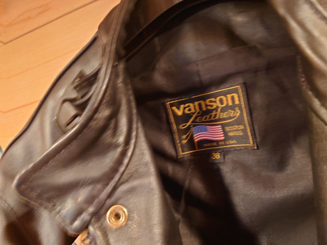 未使用VANSON TTサイズ38室内試着のみバンソン ハーレーやアメカジ好きへ