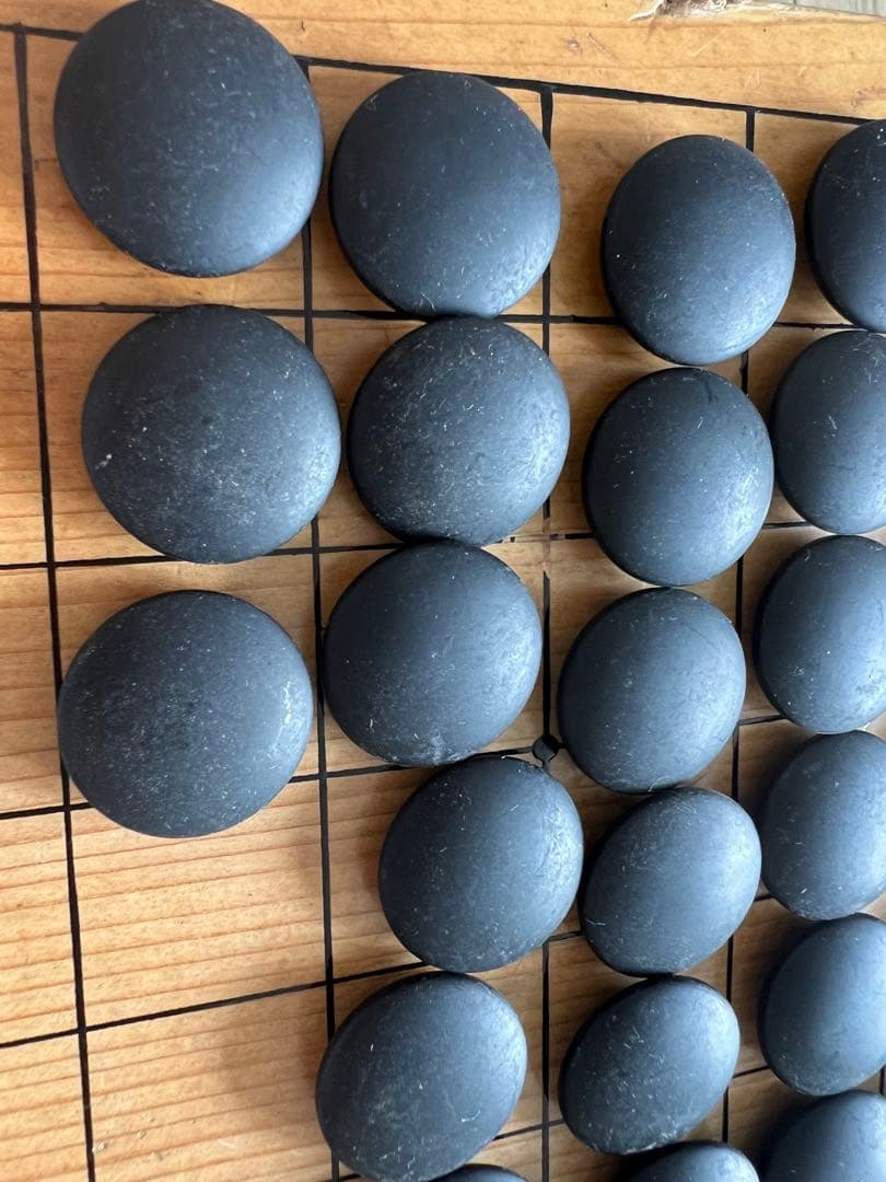 木製囲碁セット 黒白石付き