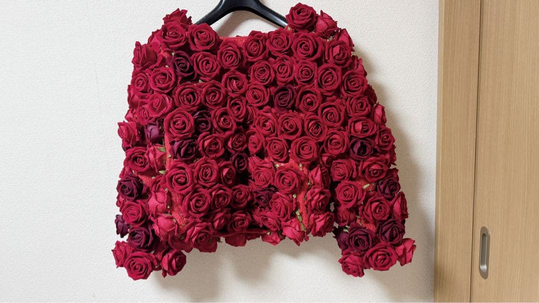 GDragon バラ花柄ジャケット手作り