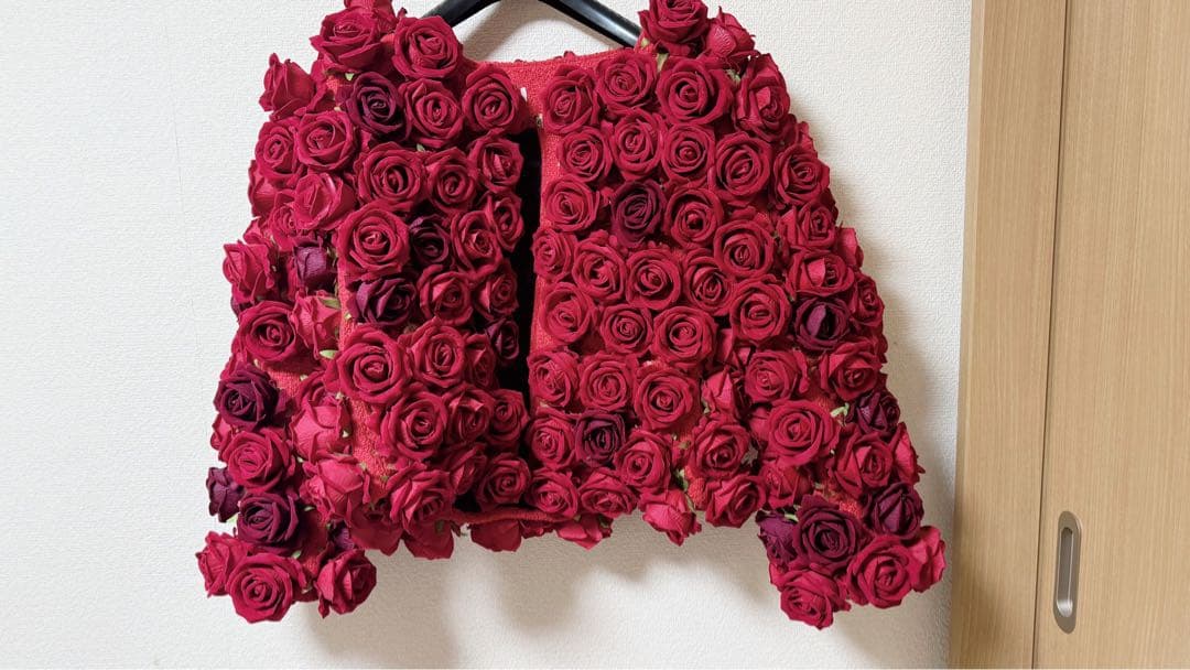 GDragon バラ花柄ジャケット手作り