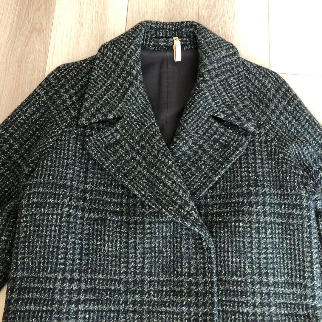 マーガレットハウエル　グレンチェック　コート