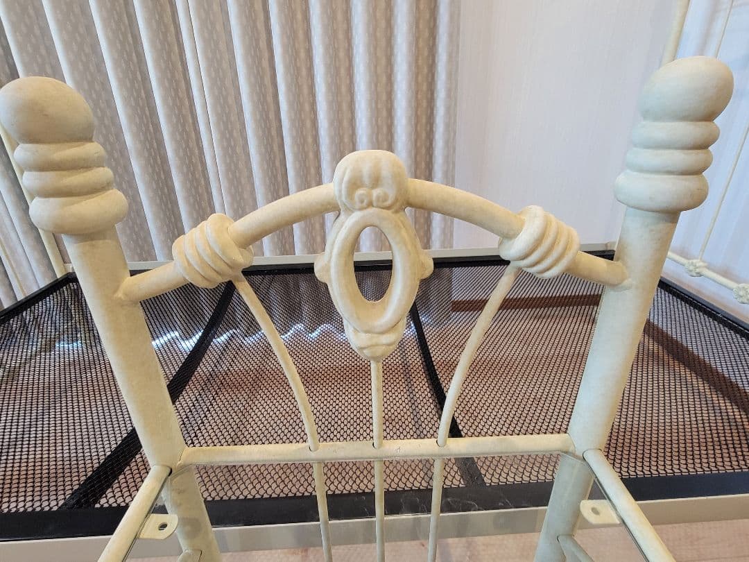 アイアンベッド&ナイトテーブル　アンティーク　静岡東部直接お渡し希望