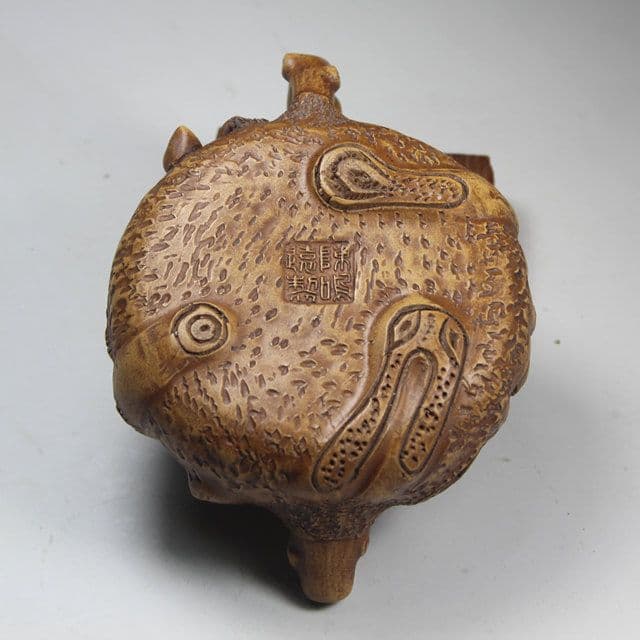 石ひしゃくです壺 紫砂壺・紫泥急須・茶壺・茶道具  宜興紫砂