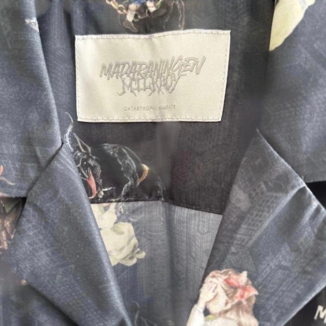 マダラニンゲン ミルクボーイ 悪魔柄 シャツ 京