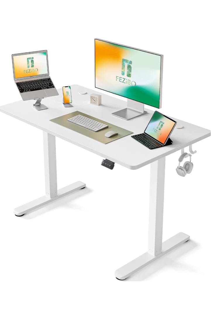未使用 FEZIBO 電動 昇降式デスク スタンディングデスク 幅100cm