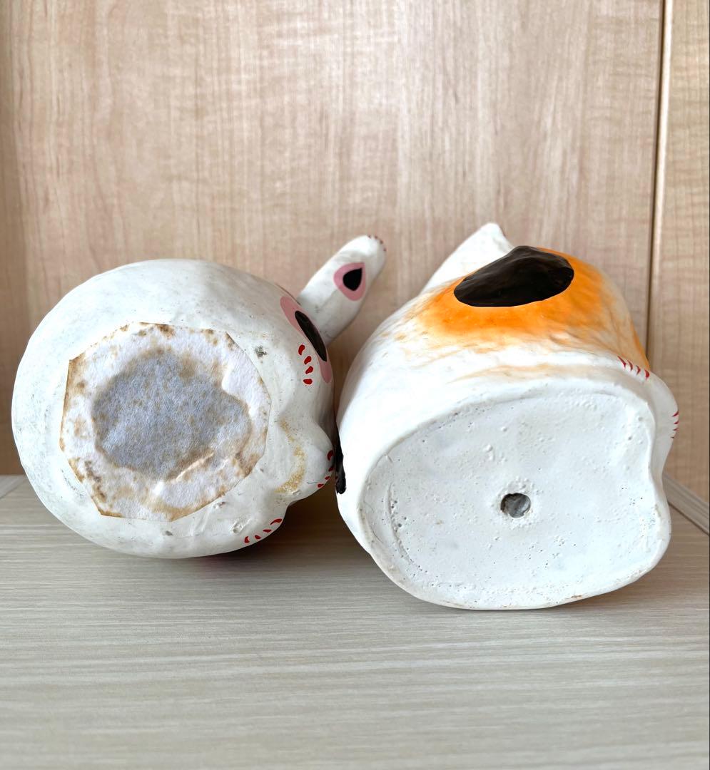 高崎張子　招き猫2体セット　お得