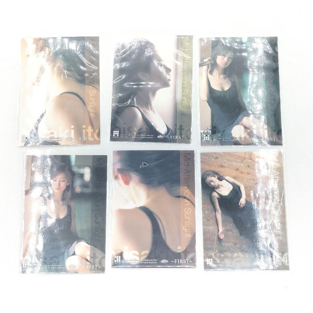 当時物 伊東美咲 トレカ FIRST 箔押しサイン 6種 まとめ売り