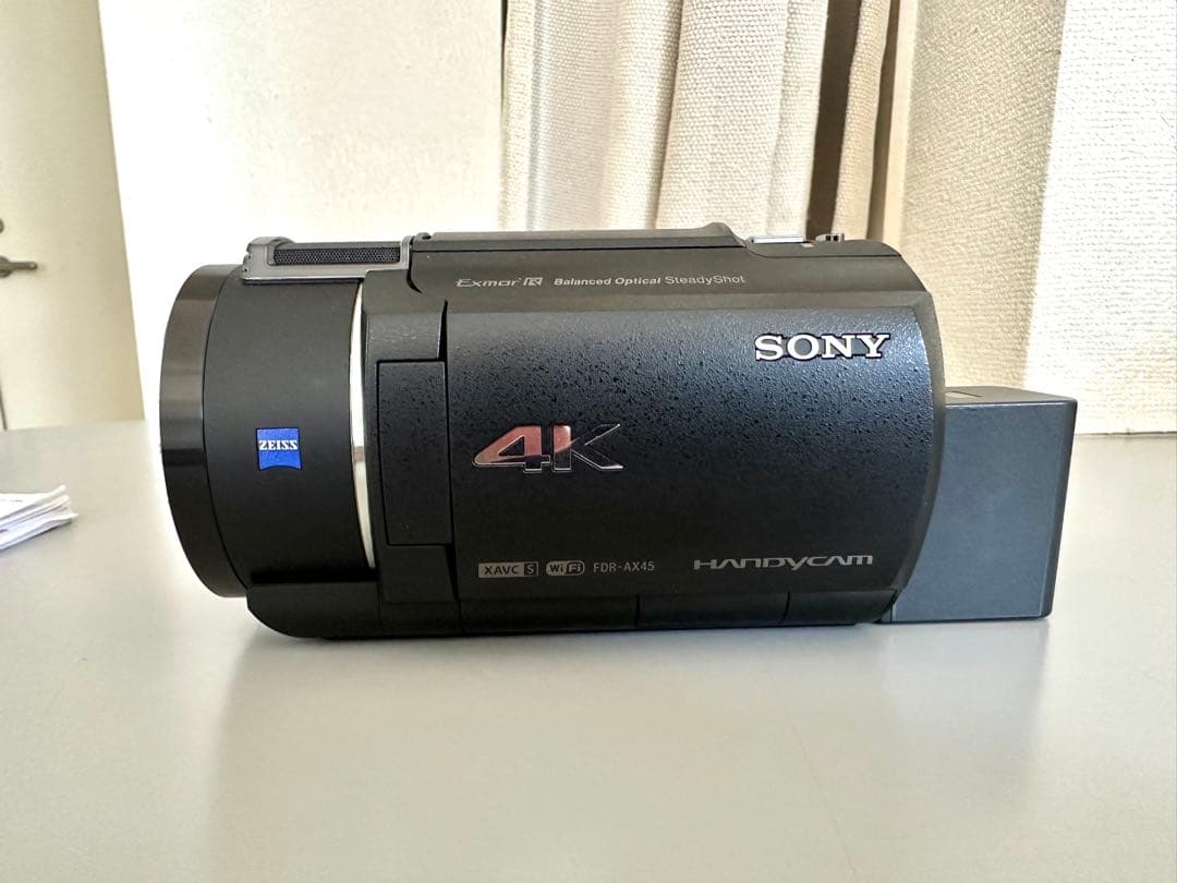 【美品】SONY FDR-AX45 4Kビデオカメラ（ブラック）