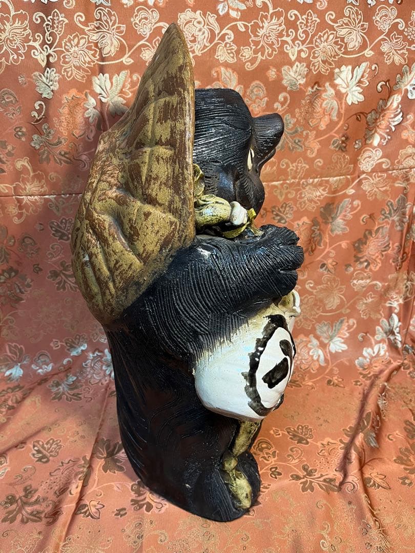 信楽焼　たぬきの置物　タヌキ　一本狸