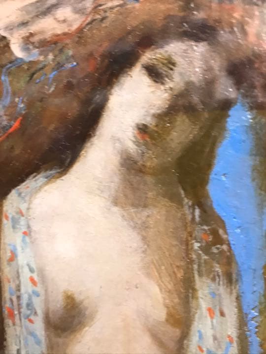 絵画　井上護画伯作品　サムホール額付き、箱無し！