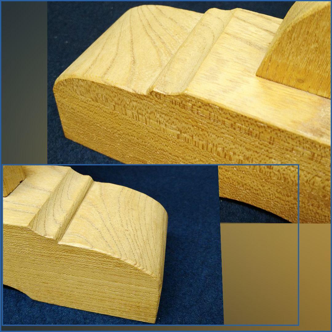 AE27 刀掛 二本掛 天然木 けや木 総無垢 白木 重厚感 美品 刀置 武具