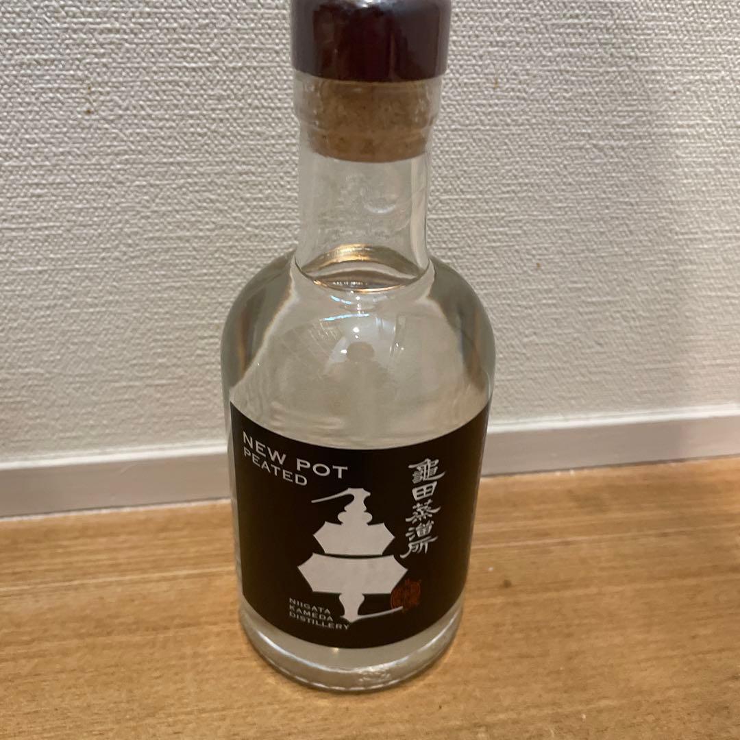 新潟亀田蒸留所モルトウィスキーNEW POT Peatedモルト200ml 6本