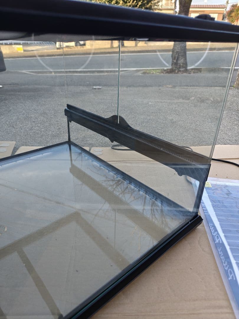 GEX グラステラリウム4530 汚れあり　ピタリ適温プラス3号　バックボード付