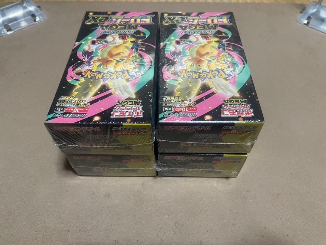 ポケモンカード メガドリームex 4BOX 。新品未開封 シュリンク付き