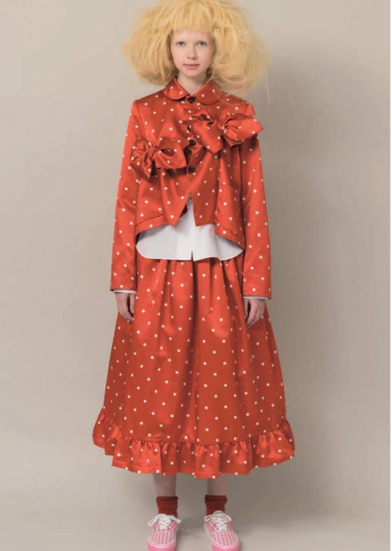 コムデギャルソンガール　シルクサテン　スカート