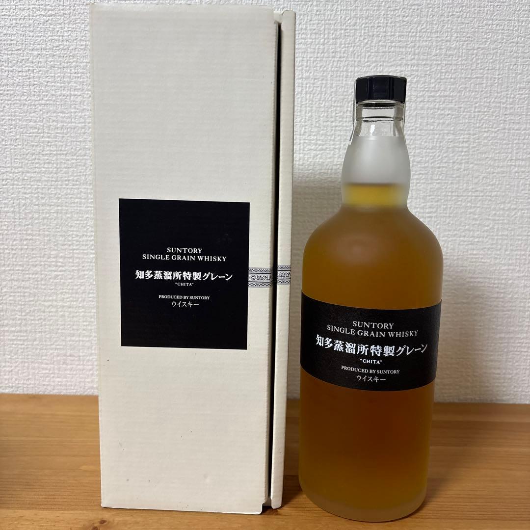 サントリーウイスキー　知多蒸溜所特製グレーン　箱付き　未開封