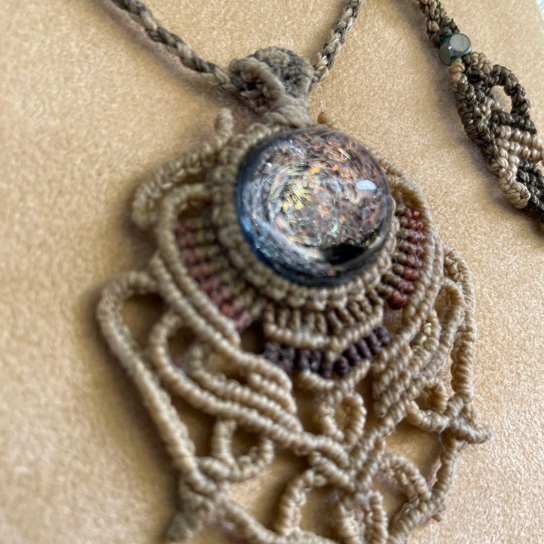 m*e様 ハンドメイド マクラメ ネックレス