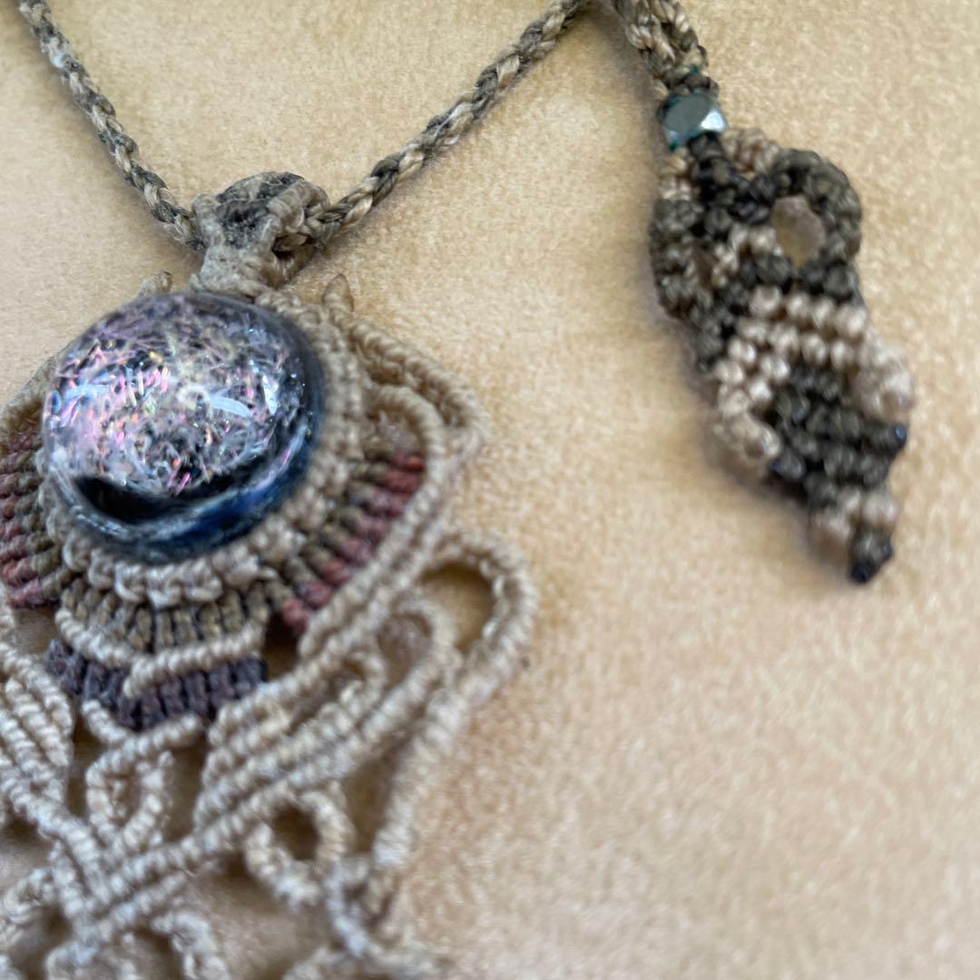 m*e様 ハンドメイド マクラメ ネックレス