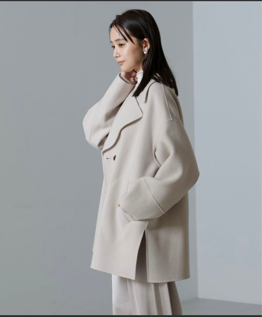 PURE LAMBS リバーミドルコート