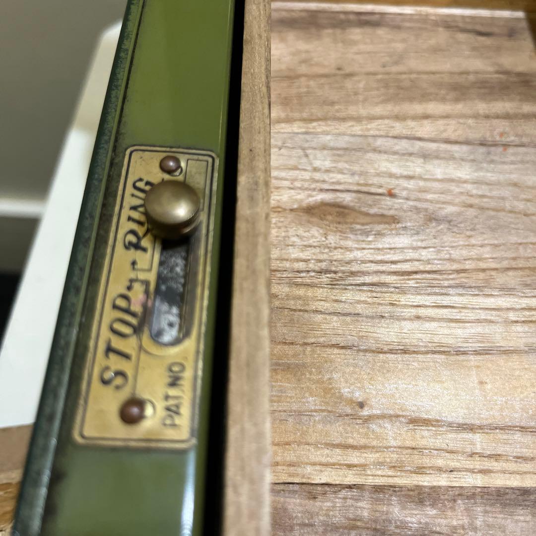 ALPS 手提げ金庫 昭和レトロ アンティーク 鍵あり