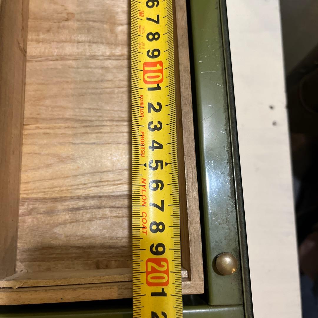 ALPS 手提げ金庫 昭和レトロ アンティーク 鍵あり