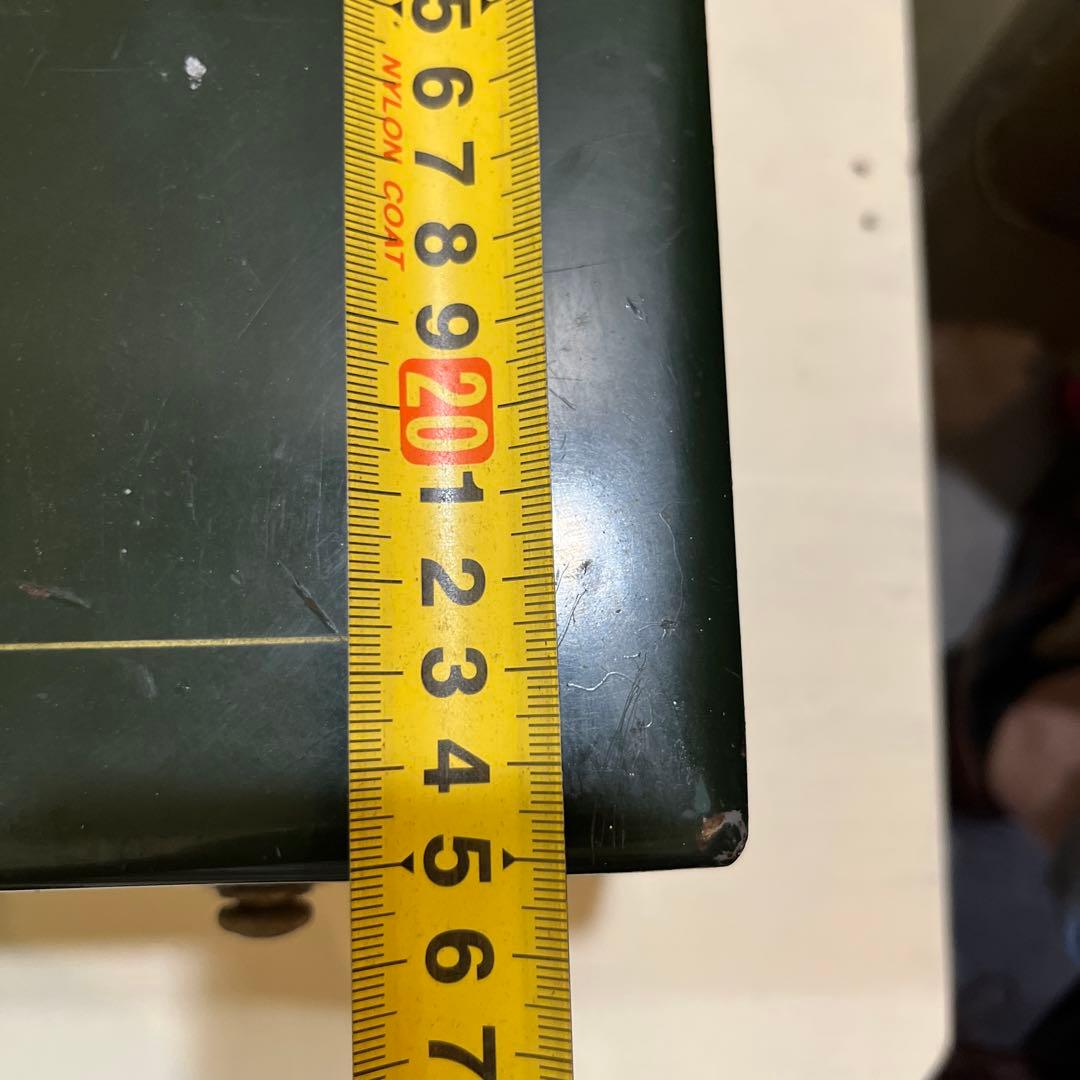 ALPS 手提げ金庫 昭和レトロ アンティーク 鍵あり