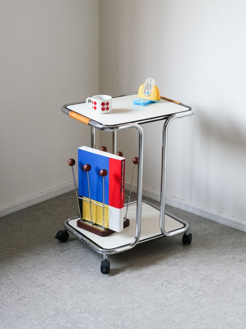 70-80's \"oliver\" ワゴンテーブル ミッドセンチュリー モダン