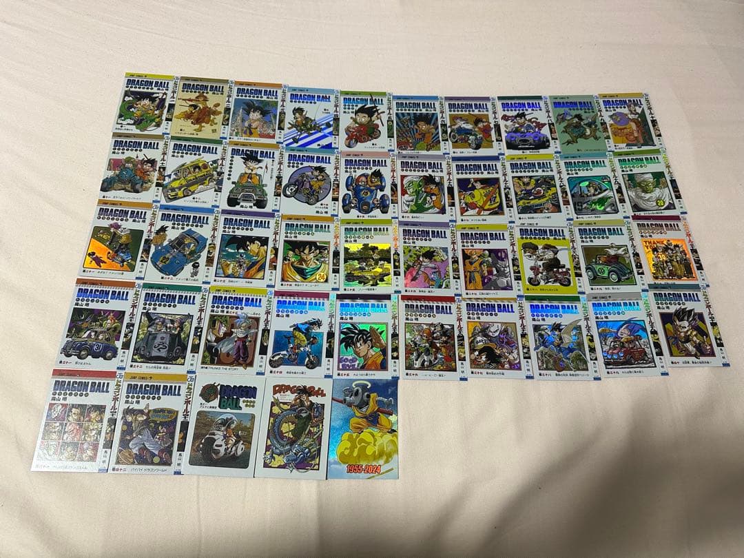 【海外限定】ドラゴンボール 表紙カード 45枚フルコンプ フラッシュカード