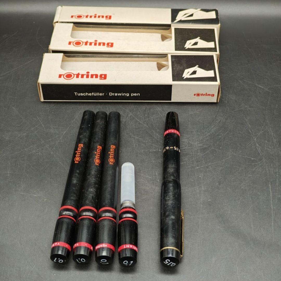 廃盤品　ロットリング/rOtring　バリアント　製図ペン　インク補充式　万年筆