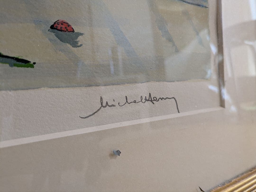 ミッシェル・アンリ Michel Henry　直筆サイン　250部限定