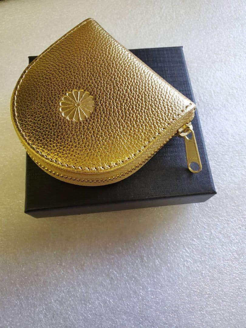 【最安値】皇居財布　ケース　ゴールド