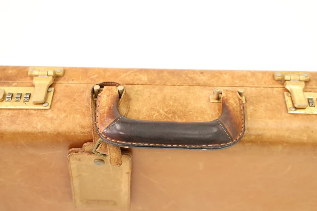 ヴィンテージ COACH コーチ 本革 レザー アンティーク トランクケース