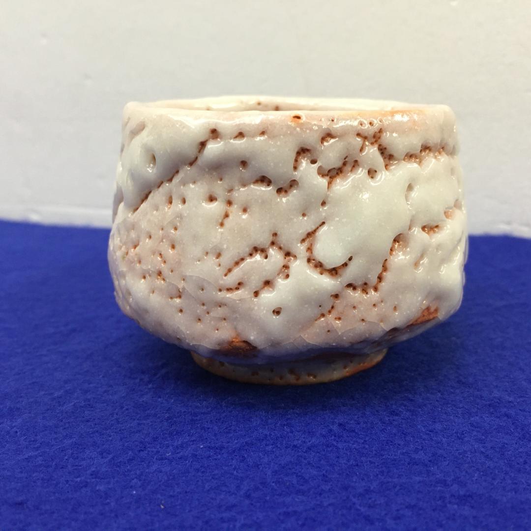 ケ*ム様 S203　　美濃焼　志野ぐい呑み　【玉置保夫】　共箱